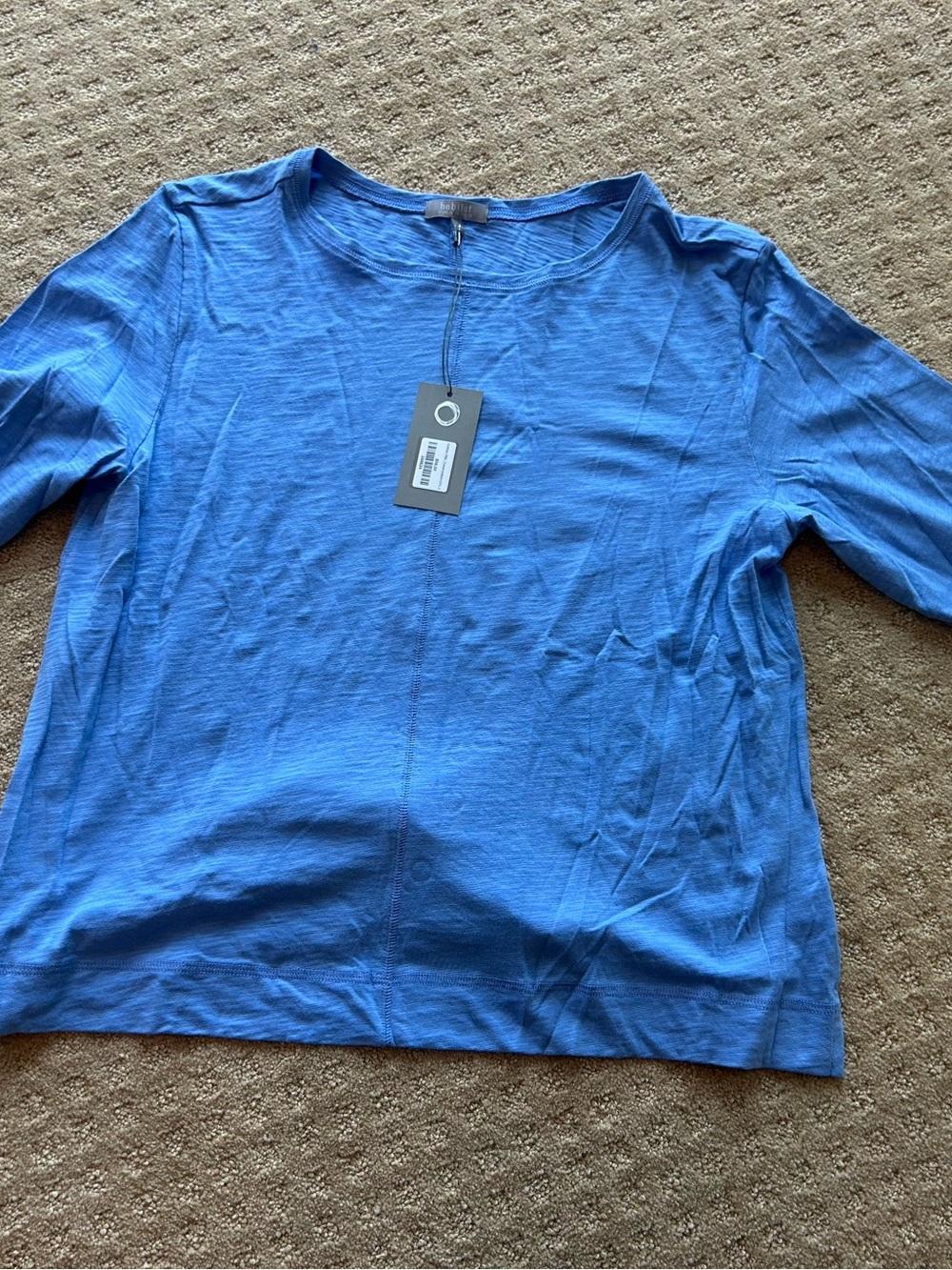 Habitat Women's Long-Sleeve Crewneck Top in Bright Blue